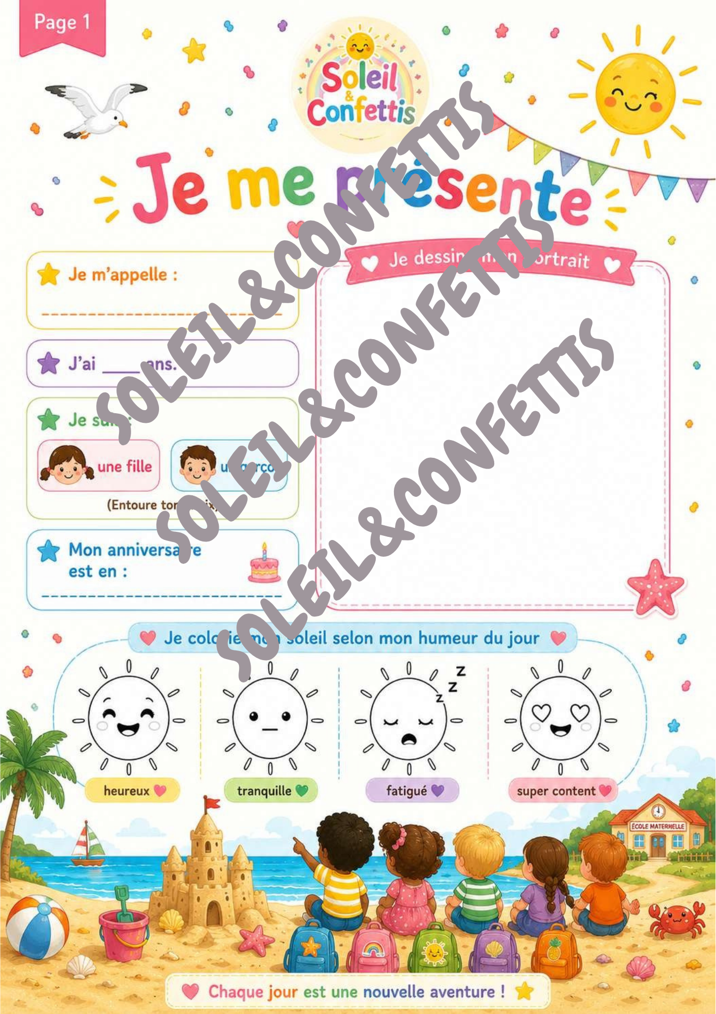 Mon Grand Cahier Maternelle – Rituels & Apprentissages (3 à 6 ans)
