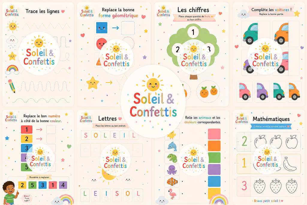 Mon premier livret d'éveil – 18 mois à 3 ans