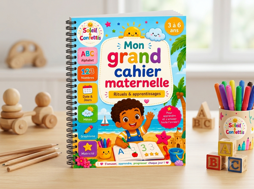 Mon Grand Cahier Maternelle – Rituels & Apprentissages (3 à 6 ans)