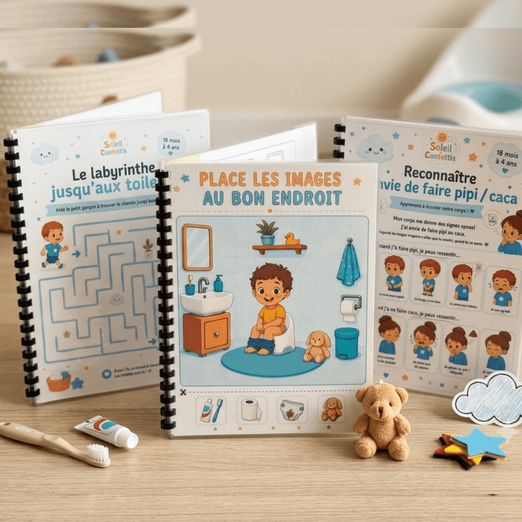 Mon kit apprentissage de la propreté - 18 mois à 4 ans - Soleil&Confettis